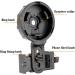 Gosky Telescope Phone Adapter - Quick Aligned Digiscoping Mount for Spotting Scope, Binoculars, Monocular - Fits Most Smartphone Brands (Big Type) - Buy Online on GoSupps.com
