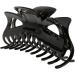 Gazechimp X-Shape Large Black Hair Claw Clip - Stylish Headdress for All Hair Types | International Shipping Available - Buy Online on GoSupps.com