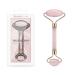 Brookstone Face Skin Care Roller: Dual-Sided Premium Rose Quartz Face Roller Massager - Skin Care Tool for Facial Massage Gua Sha Relaxation Anti Age Jade Roller - Lymphatic Drainage Massager Blush Pink