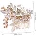 Housoutil 1pc Pearl Hair Pin Wedding Hair Clips Wedding Bridal Hair Clip Pearl Hair Clip Colorful Hair Cuffs Bridal Pearl Hair Comb Floral Hair Comb Tiara Accessories Crystal Bride - Buy Online on GoSupps.com