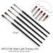 5-Piece Professional Nail Brush Set | Nail Art & Design Brushes for DIY UV Gel & Acrylic Nail Art | Black Nail Accessories - Buy Online on GoSupps.com