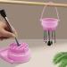 KASESSS 3 in 1 Makeup Brush Cleaner Silicone Makeup Brushes Cleaner Make Up Brush Cleaner Set Brush Cleaner with Handle Foldable Hanging Drying Cleaning Bowl to Dry Makeup Sponge Powder Puff Brush - Buy Online on GoSupps.com