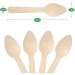 300 pcs Mini Wooden Spoons 4.3 Inch Disposable Tasting Sampling Spoons Biodegradable Compostable Cutlery Spoons Mini Ice Cream Spoon for Restaurants and Parties - Buy Online on GoSupps.com
