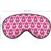 Pink Ribbon Breast Cancer Sleep Mask - Adjustable Strap Eye Cover for Men and Women - Ideal for Travel, Night, and Nap - Light Blocking Blindfold - Buy Online on GoSupps.com