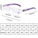 Kokobin +1.5 Diopter Frameworkless Reading Glasses | Anti Blue Light Visual Aid for Men & Women (Purple) - Buy Online on GoSupps.com