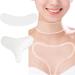 Anti Wrinkle Chest & Neck Silicone Pad Reusable and Washable Wrinkle Patches For Overnight Wrinkle Remover Treatment while Sleeping Smooth Your Skin Set of 2