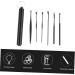FRCOLOR 6pcs Elegant Earwax Removal Kit Tool Set Safe Ear Cleaning for Daily Use Great for Family Friends - Buy Online on GoSupps.com