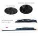 BONNET QUEEN Braid Bonnet | Extra Long Foldable Silk & Satin Hair Bonnet for Sleeping | Locs Black - Buy Online on GoSupps.com