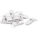 Bumdenuu 10Pcs T-Shape Plastic Pacifier Clips for Babies - White Soother Dummy Holders - International Shipping Available - Buy Online on GoSupps.com