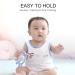 Silicone Baby Teething Toy with Rattle Bell | Deer Shape Teether for 3+ Months | Food-Grade Infant Chew Toy for Sucking Needs - Buy Online on GoSupps.com