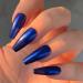 DouborQ Glitter Nail Polish Pearl Blue Glimmer Long-lasting Sequins Nail Art Varnish (18) Pearl Blue-18 - Buy Online on GoSupps.com