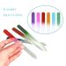 Lifextol 6 Colors Glass Nail Files Kit - Nail Art Design and Manicure Set for Salon and Home - Buy Online on GoSupps.com