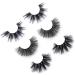 3 Styles False Eyelashes Synthetic Fiber Material 3D Mink Lashes 100% Handmade Natural Fluffy Long Soft Reusable Fake Eyelashes with Eyelash Applicator (3 Pairs) - Buy Online on GoSupps.com