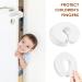 Fousenuk Child Locking Door Stoppers - 6 Pack Door Protection for Kids & Pets | Finger Clamp Safety Foam - Buy Online on GoSupps.com