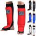 Contender Fight Sports Grappling MMA Shin Guards Youth Medium Black - Buy Online on GoSupps.com