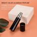 kawehiop 5 Pieces Atomizers Portable 10ml Mini Spray Bottle Fragrance Empty Refillable Metal Sprayer Travel Makeup Tools Black - Buy Online on GoSupps.com