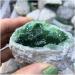 JUKUCKV Natural Green Crystal Agate Cave Specimen | 200-250g Spiritual Support Gemstone | International Shipping Available - Buy Online on GoSupps.com