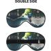 Car & Bicycle Print Unisex Sleeping Eye Mask | Soft Light-Blocking Comfort | Black - Ideal for Travel & Relaxation - Buy Online on GoSupps.com