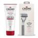 CREMO - Barber Grade Razor For Men | Extra Refill Blade + Original Shaving Foam For Men | Fights Irritation | 177ml