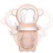 Fruit Bite Rings for Babies | Ergonomic Fruit Feed Pacifier & Massage Toy - Safe & Fun for Toddlers | Rosa Monkey M - Buy Online on GoSupps.com