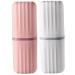 Toothbrush Travel Case 2 Pcs Split Design with Mouthwash Cup | Portable Toothbrush Holder & Organizer - Buy Online on GoSupps.com