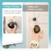 SAFELON Transparent Safety Door Knob Covers - 4 Pcs Childproof Locks in Clear-Black - Buy Online on GoSupps.com