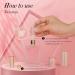 OWill 5 ml Perfume Atomiser Spray Bottle Leak Proof Refillable Perfume Travel Bottle Luxury Leather Perfume Dispenser Bottle with Accessories (Pink) - Buy Online on GoSupps.com