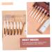 Buy Minkissy 2 Sets Makeup Brush Kit - White Travel Eyebrow Brushes for Flawless Makeup - Shop Internationally - Buy Online on GoSupps.com