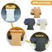 FOMIYES 1200 Sheets Headband Wrapping Card Headband Display Hair Bow Display Hair Barrette Display Earring Hair Jewels Headband Black Hair Rope Display Card Accessories Cardboard Paper - Buy Online on GoSupps.com