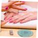  TOVINANNA 1 Piece Manicure Puck for Nail Art Agate Color Mixing Board for DIY Nail Polish Durable for Mixing Nail Polish Makeup Convenient Nail Accessories for Creative Designs - Buy Online on GoSupps.com