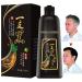 Black Hair Shampoo Hair Color Shampoo Shampoo For Black Hair Hair Dye Natural Blackening Shampoo Permanent Shampoo For Black Hair(500ml) - Buy Online on GoSupps.com