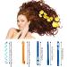 64 Pcs 50cm Wave Hair Curlers Magic Styling Kit Water Ripple Spiral Curls No Heat Rollers 2 Hooks Dividers Formers For Women Lady Long Hair Diy Curler With Hook 1 count (Pack of 1) Multi - Buy Online on GoSupps.com