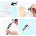 JeoPoom 4 Pcs Silicone Face Mask Brush Facial Mud Mask Applicator Brush for Applying Facial Mask Eye Mask or DIY - Buy Online on GoSupps.com