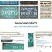 Putuo Decor Retro Camping Rules Wall Poster Sign - 12x8 Inches Aluminum Metal Plaque for Bar, Campsite, Lake House, Cabin - Buy Online on GoSupps.com