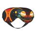 SSIMOO Solar System Jupiter Saturn Sleep Mask-Adjustable Breathable Fashionable Eye Mask for A Comfortable Sleep Experience Black