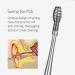 Stainless Steel Ear Cleaner Tool Set for Safe Ear Wax Removal - Includes Ear Curette, Ear Pick, Swab, Brush, and Storage Box - Buy Online on GoSupps.com
