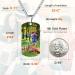 Photo Dog Tag Necklace Personalised Photo Necklace for Men Boyfriend Son Brother Father Uncle Dad Birthday Christmas Thanksgiving Day Anniversary 00-custom photo - Buy Online on GoSupps.com