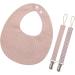 GLASSNOBLE Pacifier Chain & Baby Bib Clips Set - Double-Sided Nipple Holder | International Shipping - Buy Online on GoSupps.com