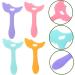 DOITOOL 4pcs Eyeliner Silicone Molds Eyeshadow Eyelash Separator Women Cosmetics Tools Auxiliary Wing Miss - Buy Online on GoSupps.com