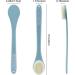 17 Inch Blue Back Scrubber Brush for Showering - Exfoliating Body Washer for Men and Women with Non-Slip Handle - Buy Online on GoSupps.com