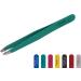 Faude Professional Tweezers for Eyebrow and Fine Hair Plucking Stainless Steel & Silk Touch Green Coating - Buy Online on GoSupps.com