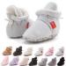 Sonsage Infant Baby Girls Boys Snow Boots Soft Anti-Skid Sole Ankle Premium Booties Newborn Toddler Prewalker Winter Warm Crib Shoes 12-18 Months A01 Little Grey