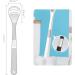 2-Pack Tongue Cleaner & Scraper for Adults & Kids - Reduces Bad Breath & Refreshes Breath - PP+TPR with Hanging Device (White) - Buy Online on GoSupps.com