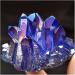 Blue Crystal Titanium Bismuth Silicon Cluster Rainbows Natural Stones and Minerals - Buy Online on GoSupps.com