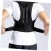 KALLORY Lumbar Support Belt for Women & Men - Posture Brace for Back Pain Relief - Adjustable Black Supportive Tape - Buy Online on GoSupps.com