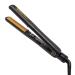 Original Medium Flat Iron 1 inch Black - Ceramic Floating Plates for Smooth Shiny Frizz-Free Hair - 1 Year Warranty Made in Korea