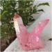 Choice of Gifts 1pcs 120-180g Natural Angel Crystal Cluster Pink Electroplating Titanium Coating Quartz Cluster Vibration Stone Crystal Cluster (Size : 150-180g) - Buy Online on GoSupps.com