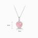 DNCG Quartz Healing Crystal Necklace Natural Pink Crystal Healing Crystals Necklace Heart Pendant Necklaces Quartz Jewelry for Womens Girls Ladies Crystal Point Pendant Necklace - Buy Online on GoSupps.com