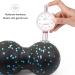 Double Ball Massage Ball for Yoga & Physiotherapy | Deep Tissue Pain Relief | Portable Fascia Training for Neck Back & Legs - 6.3 x 3.15 inch - Buy Online on GoSupps.com