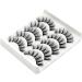 5 Pairs Handmade Natural Long Volume False Eyelashes Extensions Lashes as shown - Buy Online on GoSupps.com